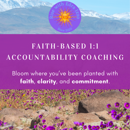Faith-Based 1:1 Accountability Coaching with Edra Izzo