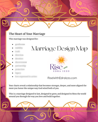The Marriage Design Map: Premium Deep-Dive Relationship Blueprint (PDF Only)