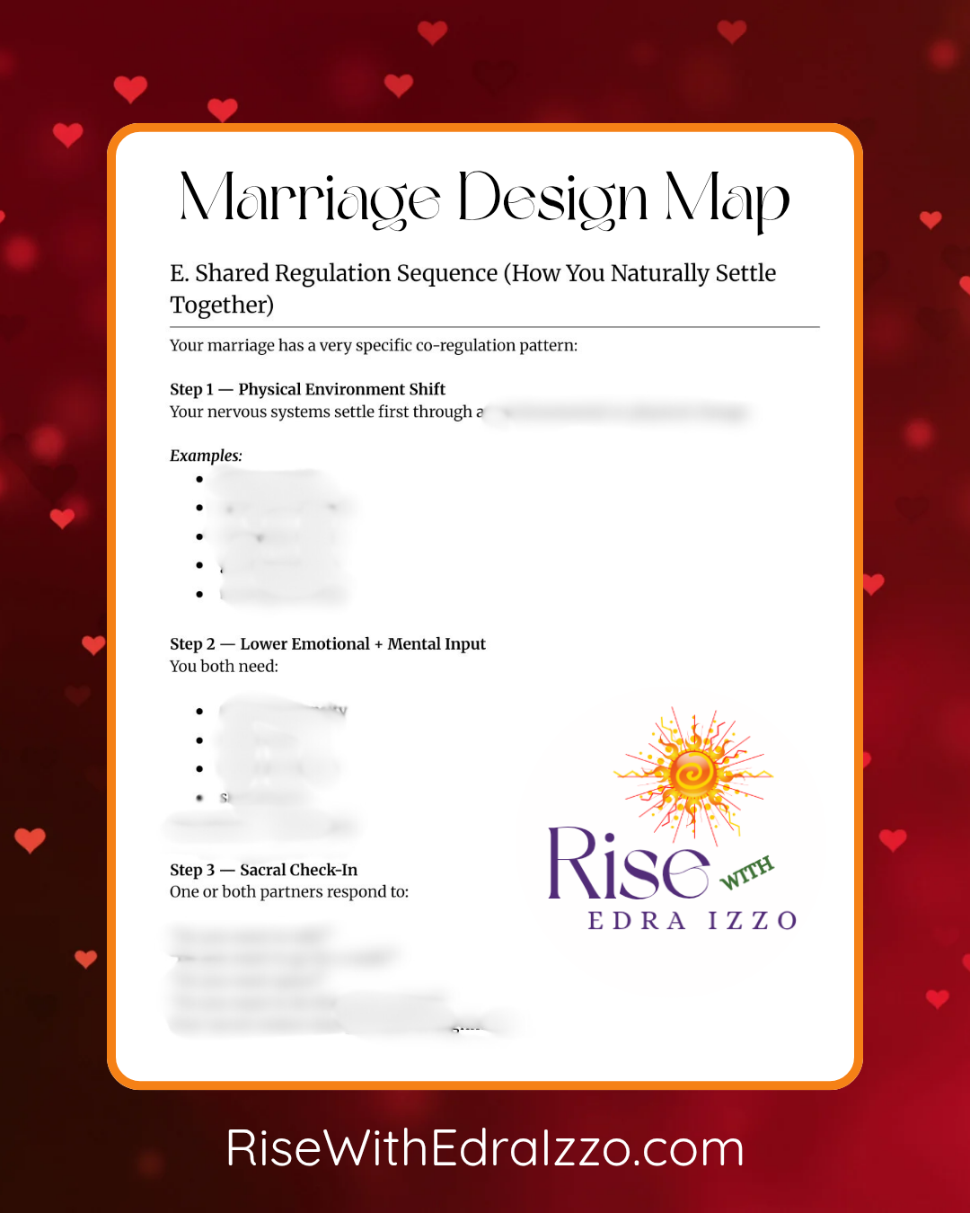 The Marriage Design Map: Premium Deep-Dive Relationship Blueprint (PDF Only)
